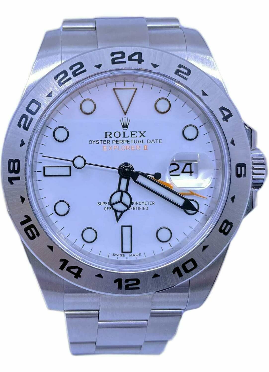 rolex explorer ii blue dial