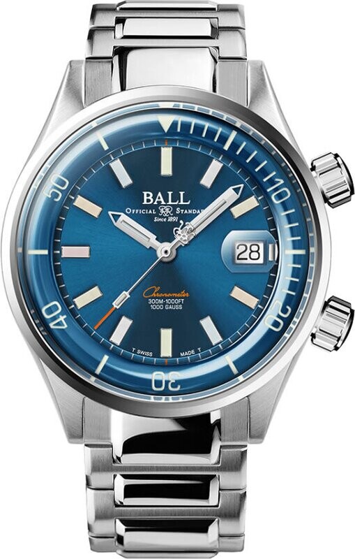 Ball Engineer Master II Diver Chronometer Classic Blue Rainbow on Bracelet-  Exquisite Timepieces