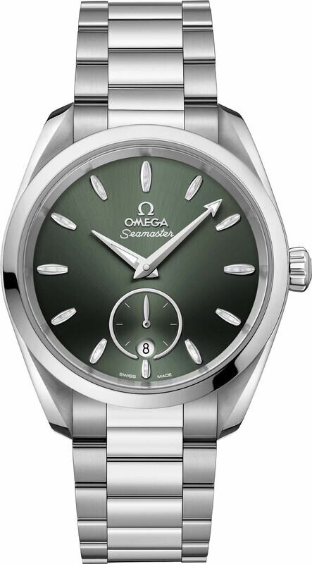 Omega Aqua Terra 150M Small Seconds Green Dial 38mm on Bracelet