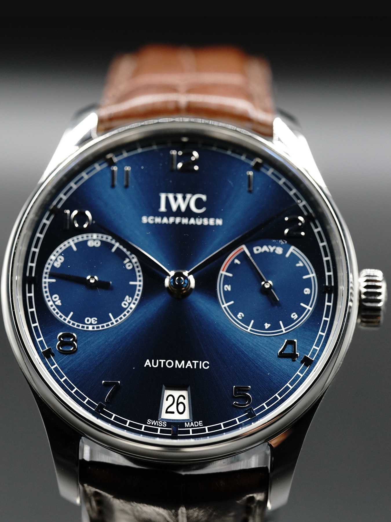 IWC Portugieser IW500710 Blue Dial Exquisite Timepieces