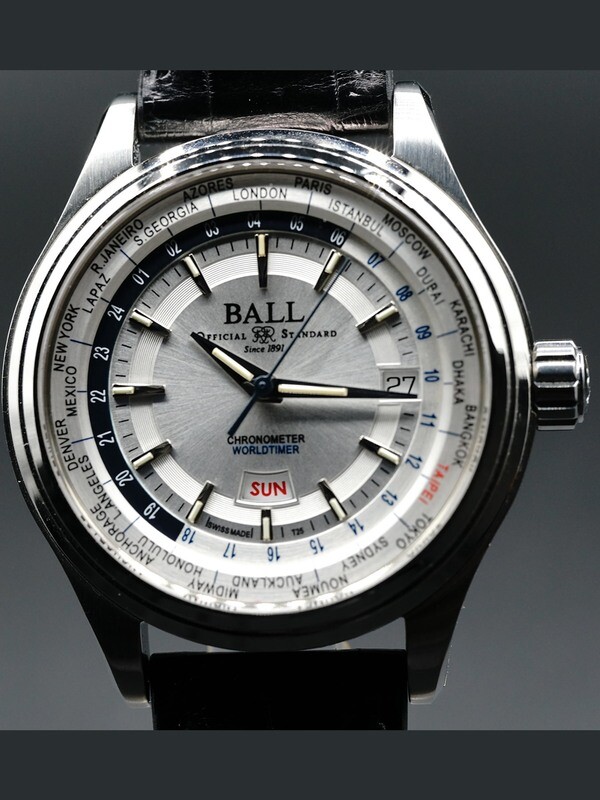 Ball Watch Trainmaster World Time GM2020D-LL1CJ-SL