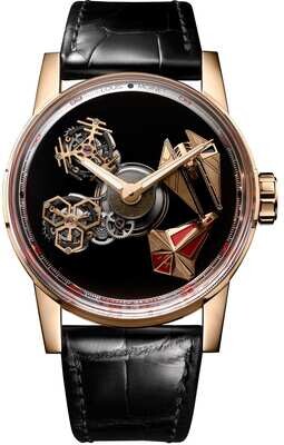 Louis Moinet Space Revolution 18k Rose Gold