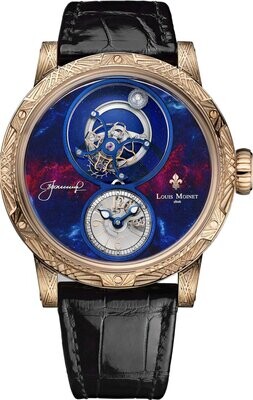 Louis Moinet Spacewalker 18k Rose Gold Hand Engraved Limited Edition