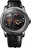 Louis Moinet Tempograph Chrome Stainless Steel Black