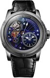 Louis Moinet Tempograph Chrome Stainless Steel Blue