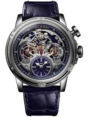 Louis Moinet Memoris Superlight Midnight Blue Limited Edition LM-79.20.22