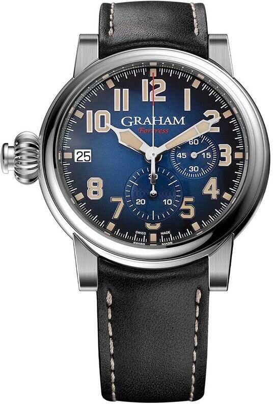 Graham Chronofighter Fortress Blue Dial Limited Edition