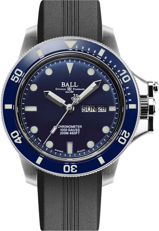 Ball Engineer Hydrocarbon Original 43mm Blue Dial on Strap