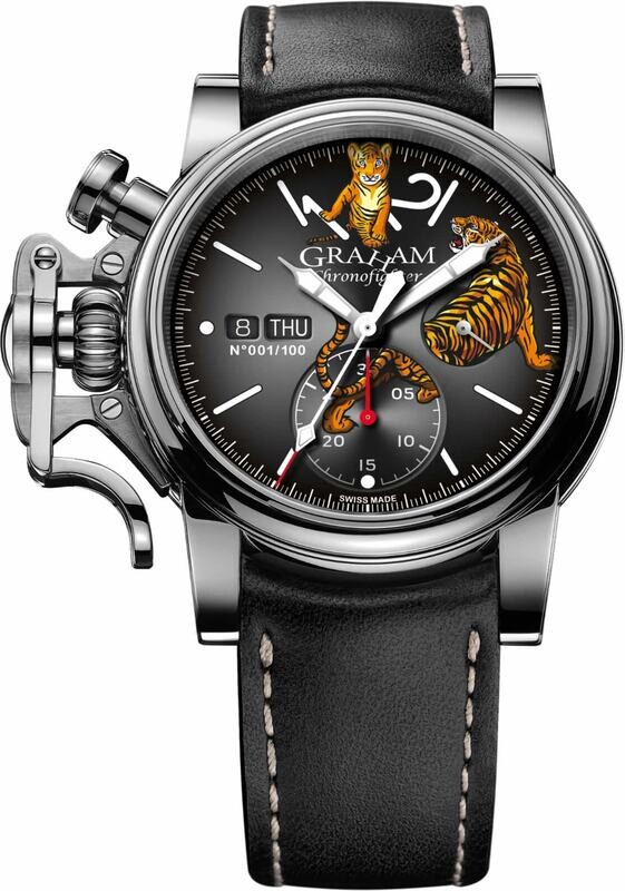 Graham Chronofighter Vintage Noseart Tiger