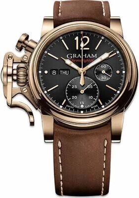 Graham Chronofighter Vintage Bronze Black & Gold
