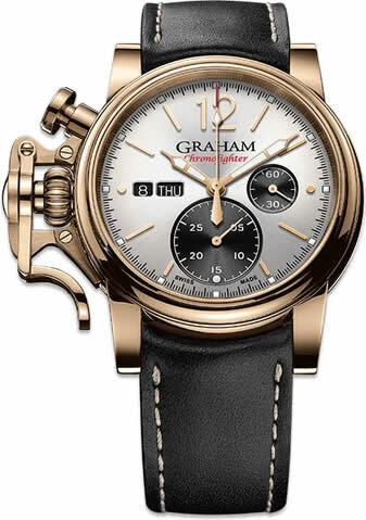 Graham Chronofighter Vintage Bronze Silver & Gold