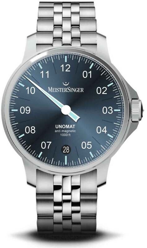 MeisterSinger Unomat Steelblue UN917