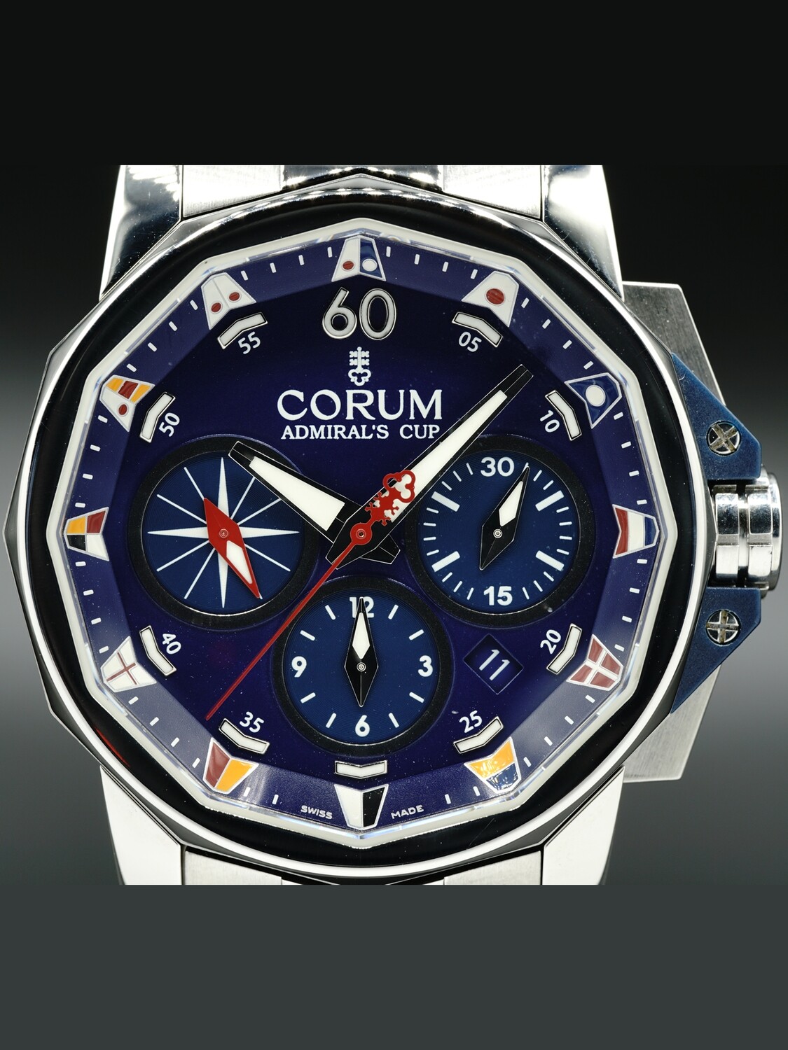 Corum Blue Chrono 60720.405.005 - Exquisite Timepieces