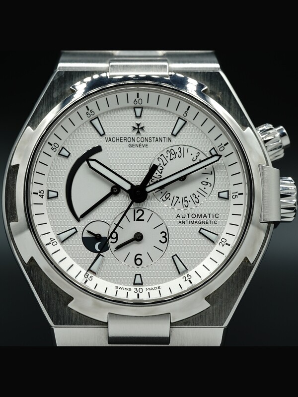 Vacheron Constantin Overseas Stainless Steel Dual Time White Dial 47450/B01A-9226