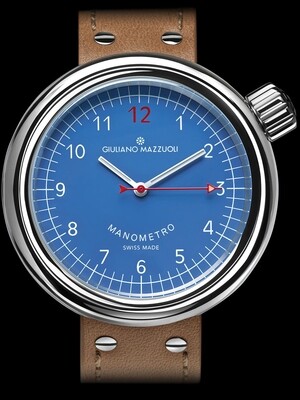 Giuliano Mazzuoli Manometro Blue Dial