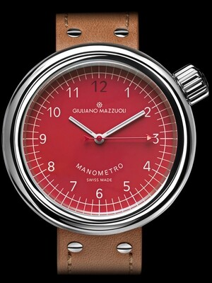 Giuliano Mazzuoli Manometro Red Dial