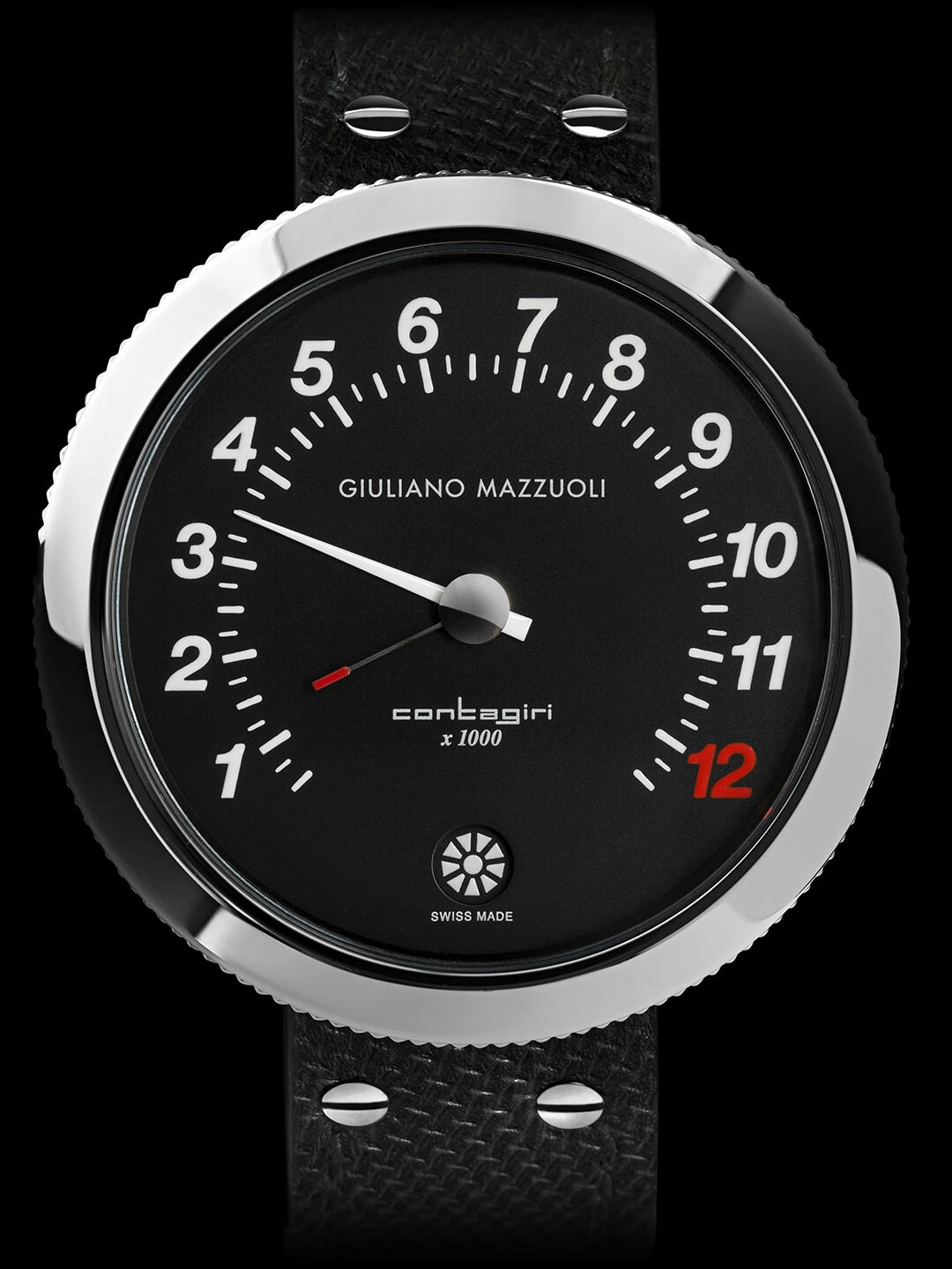 Giuliano Mazzuoli Contagiri Polished Stainless Steel Diamond Like 