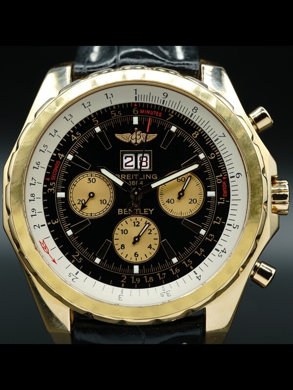 Solid gold breitling sale