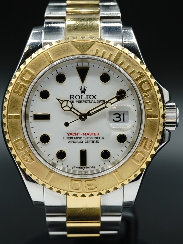 rolex yacht master half gold