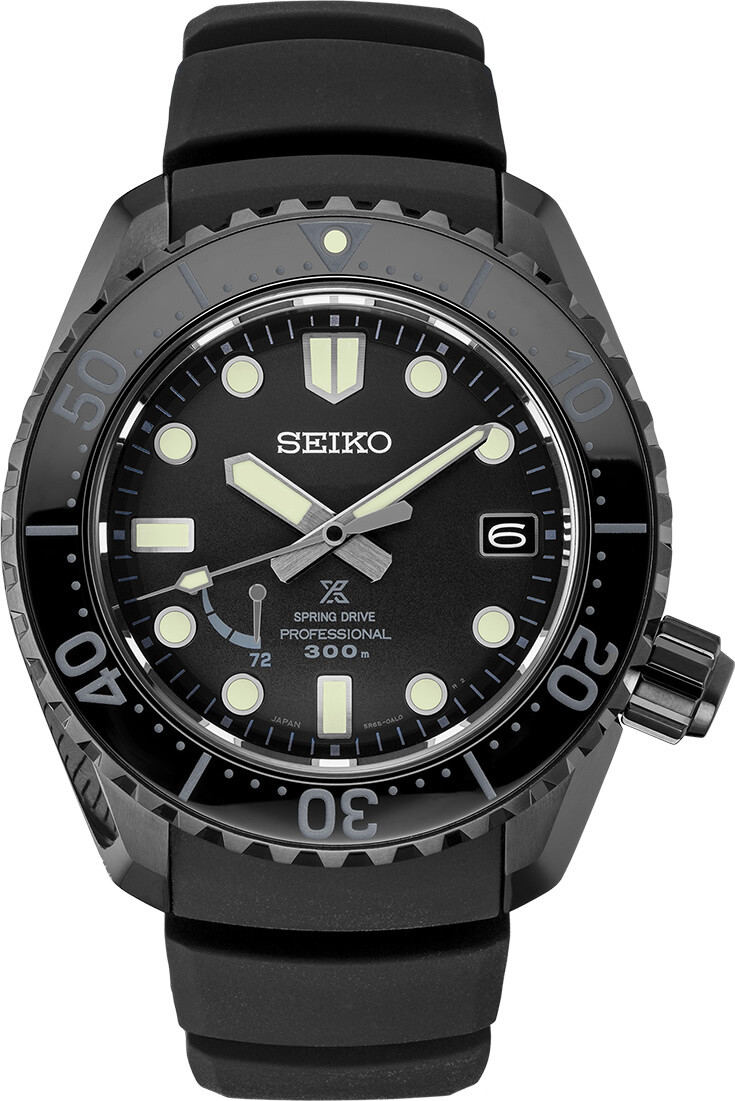 Seiko Prospex LX SNR031 Spring Drive GMT Titanium All Black