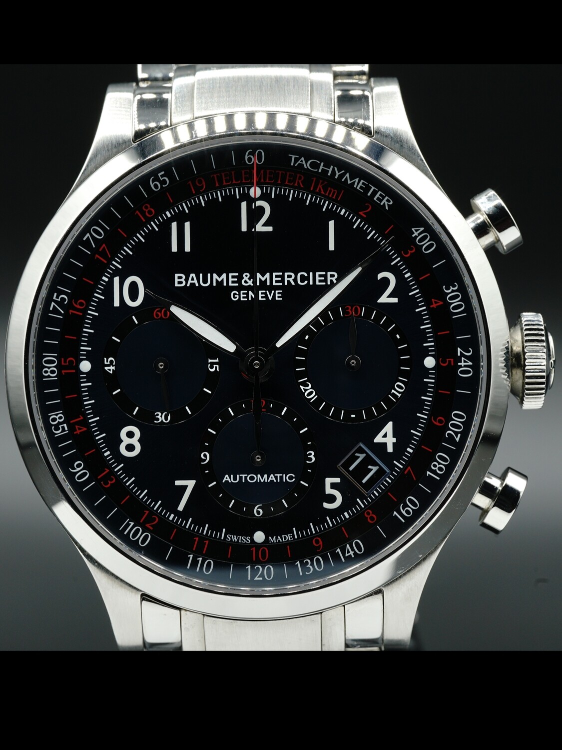 Beautiful Blue Dial Baume & Mercier MOA10066 - Exquisite Timepieces