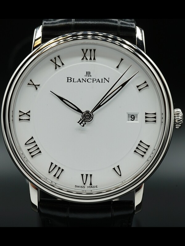 Blancpain Villeret Ultra Slim Seconds and Date In Stainless Steel 6651-1127-55B