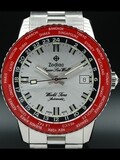 Zodiac Super Sea Wolf World Time GMT Red ZO9410