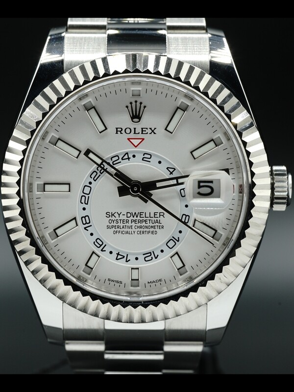 Rolex Sky Dweller White Dial 326934