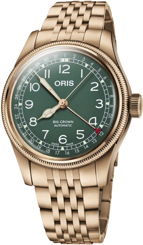 Oris Big Crown Bronze Pointer Date Green Dial