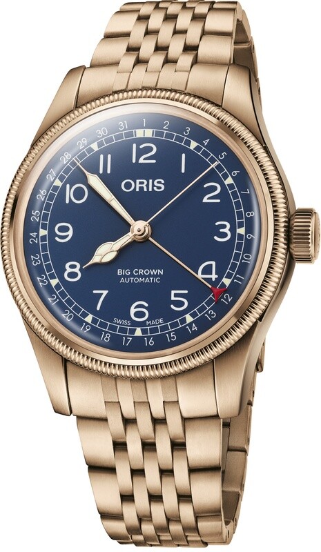 Oris Big Crown Bronze Pointer Date Blue Dial