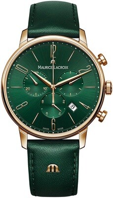 Dark Date Timepieces Green Lacroix Exquisite Maurice Dial - Eliros EL1118-SS001-620-5