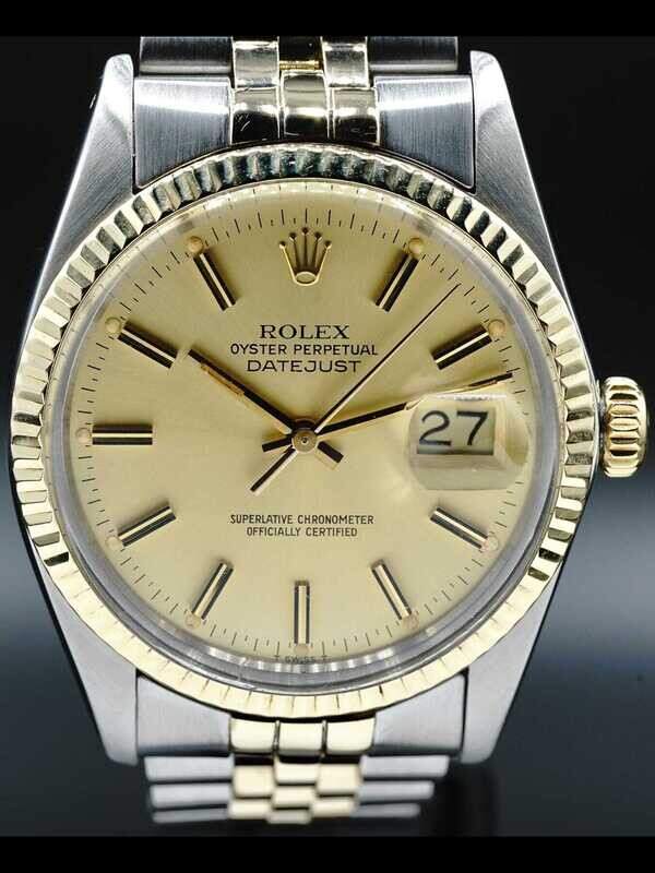 Rolex Oyster Perpetual Datejust Two Tone 16013