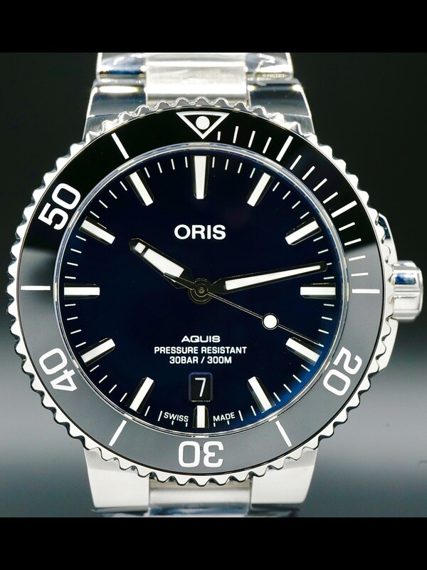 Oris Aquis Date 41.5mm Blue Dial
