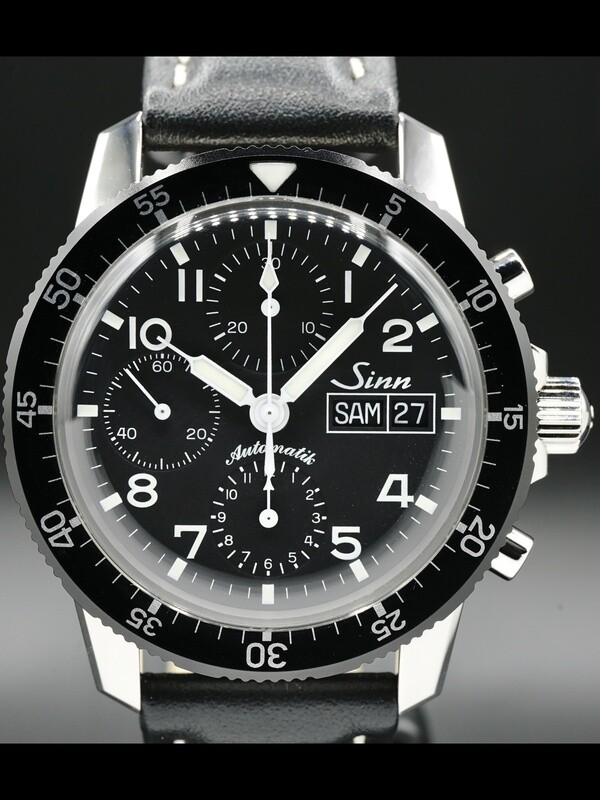 Sinn 103 St The Traditional Pilot Chronograph on Leather Strap 103.031