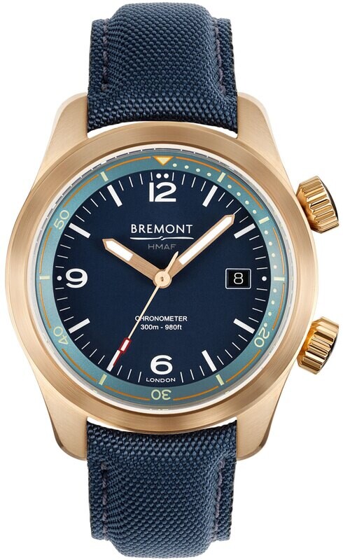 Bremont Argonaut Bronze Blue Dial