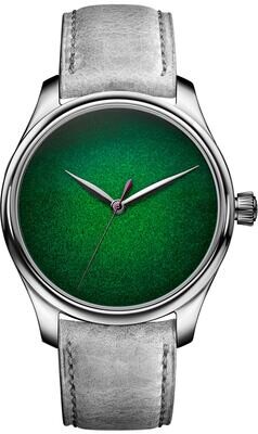 H Moser and Cie Endeavour Centre Seconds Concept Lime Green 1200-1233 ...