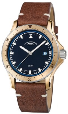 Mühle Glashütte M1-42-37-LB Promare Go Bronze on Vintage Strap