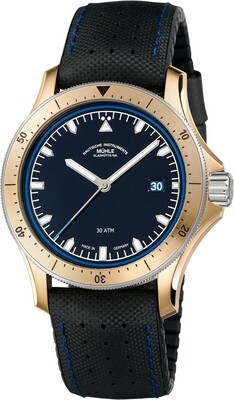 Mühle Glashütte Promare Go Bronze on Leather Strap