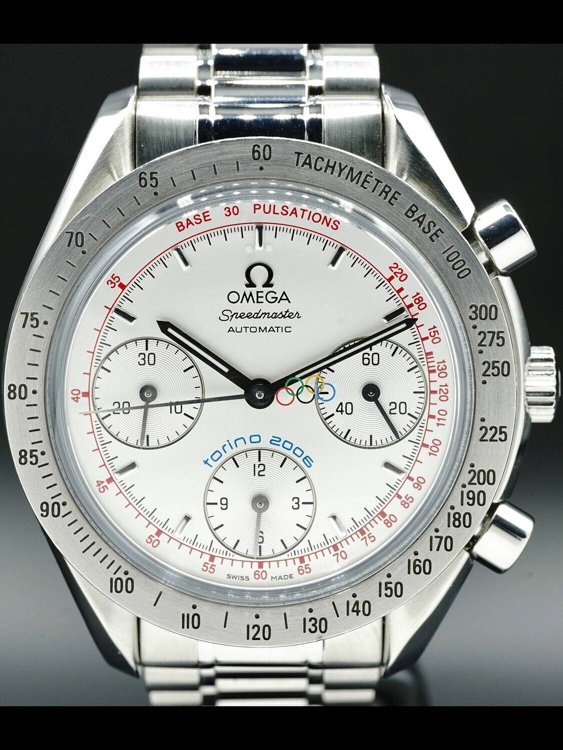 omichi Omega Speedmaster Torino Olympics ref 3538.30 circa 2006