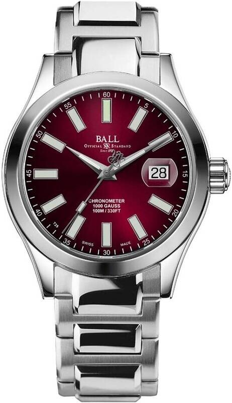 Ball Engineer III Marvelight Chronometer Burgundy Red 40mm