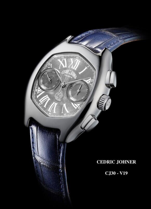 Cedric Johner Iconic Abyss Chronograph Limited Edition 30th Anniversary Silver dial