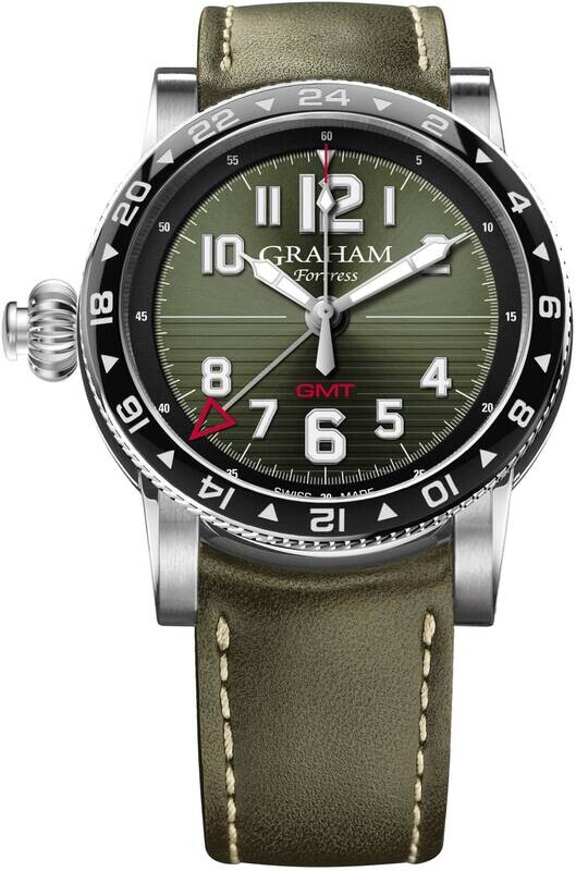 Graham Fortress GMT Green Dial
