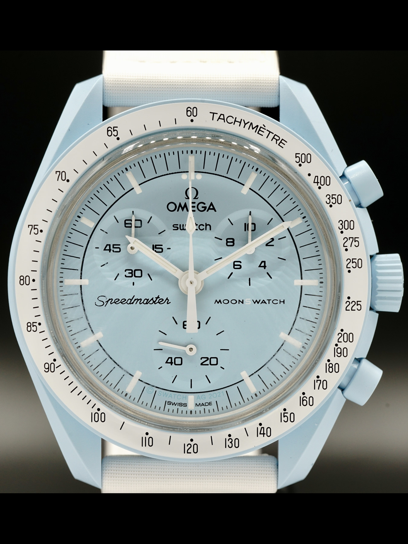 Swatch X Omega Speedmaster MoonSwatch Mission to Uranus- Exquisite