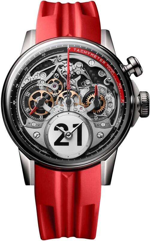 Louis Moinet Time to Race Titanium Red LM-96.20.8R