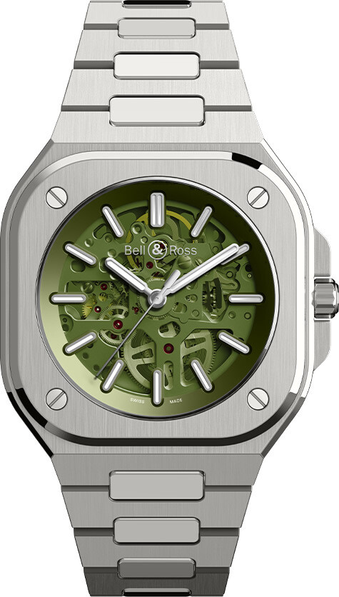 Bell & Ross BR 05 Skeleton Green Limited Edition BR05A-GN-SKST/SST
