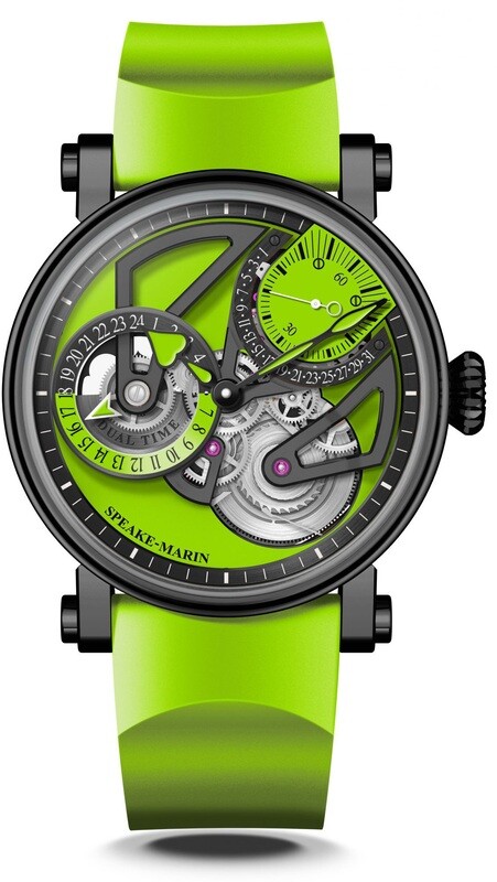 Speake Marin Dual Time Lime 38mm Limited Edition
