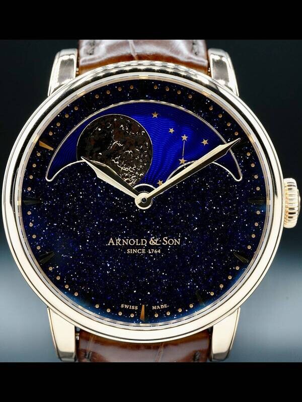 Arnold and Son Aventurine Moonphase 1GLAR.A01A