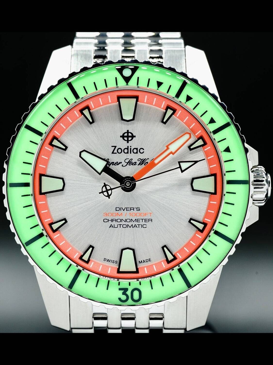 Zodiac Super Sea Wolf Pro-Diver ZO3556 - Exquisite Timepieces