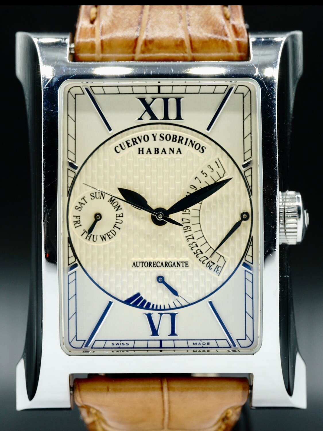 Cuervo y Sobrinos Espléndido XL Retrógrado Date Power Reserve