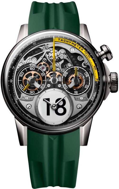 Louis Moinet Time to Race Titanium Green LM-96.20.8VF